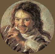 HALS, Frans Boy holding a Flute (Hearing) painting